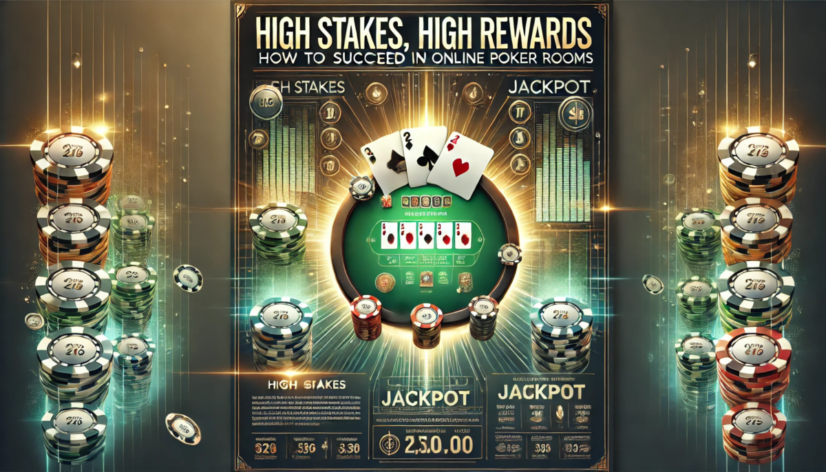 High Stakes, High Rewards – How to Succeed in Online Poker Rooms